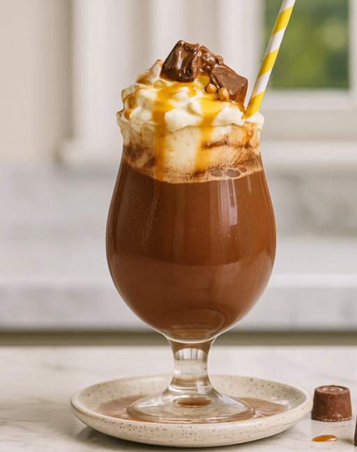 Boozy Frozen Hot Chocolate